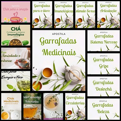 Chás e Garrafas Medicinais